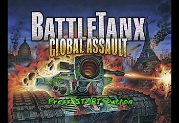 Battletanx: Global Assault Title Screen